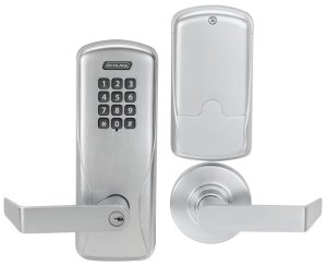 numbered keypad lock